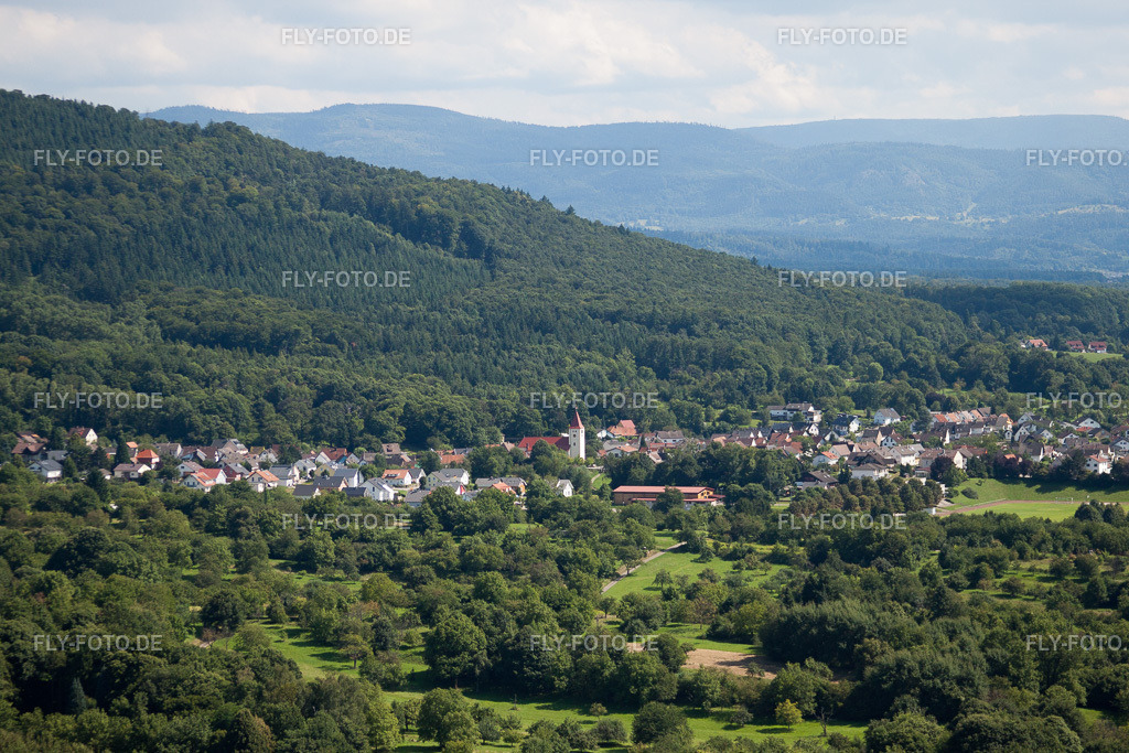 Ortsansicht aus Norden | Luftbild: Ortsansicht aus Norden im Ortsteil Oberweier in Gaggenau im Bundesland Baden-Württemberg in Deutschland. Foto: IMG_31210.jpg vom 09.08.2010 durch Werner Riehm/FLY-FOTO.de - Realisiert mit Pictrs.com