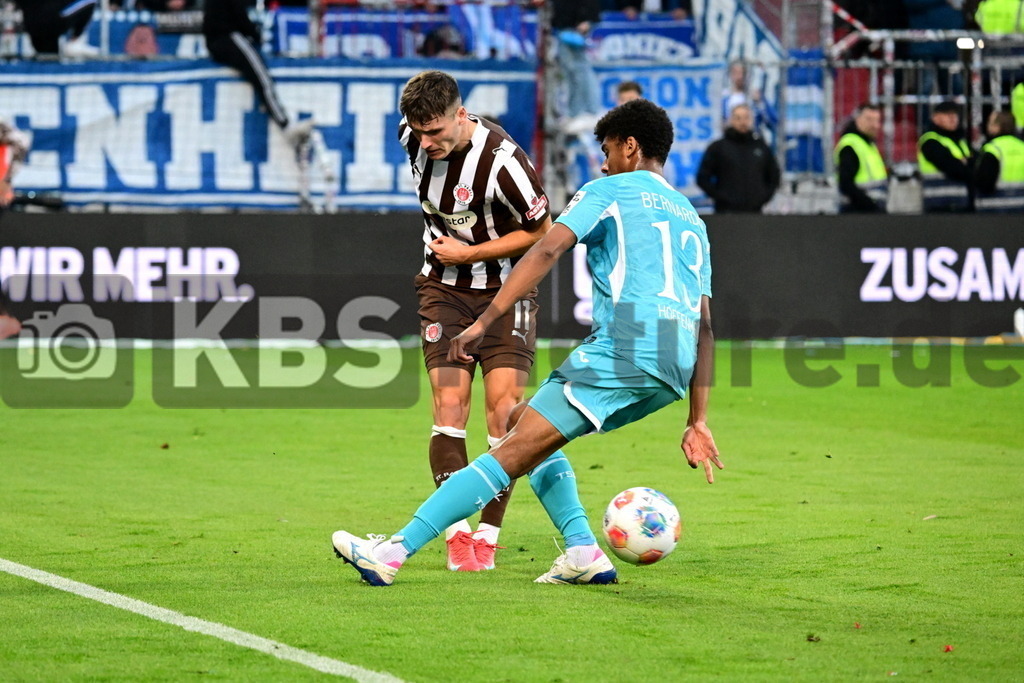 KBS Picture_FCStPauli-Hoffenheim_028 | v.l. Pyrka Arkadiusz (St.Pauli) , Bernardo (TSG Hoffenheim) ,Sportplatz :  Millerntor Stadion, - Realisiert mit Pictrs.com