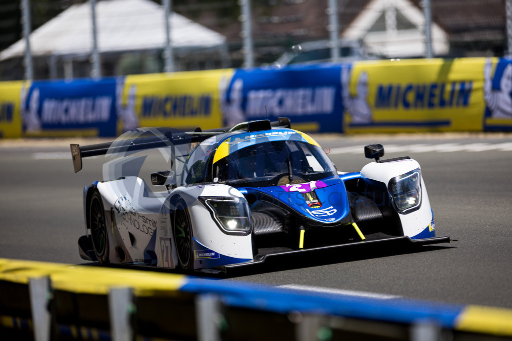 Trainproduction-20230608-0029 | LE MANS,FRANCE,08.Jun.23 - MOTORSPORTS - WEC, FIA World Endurance Championships, 24 Hours of Le Mans, Circuit de la Sarthe, Road to Le Mans. Image shows Andrew Ferguson (GBR) and Louis Hamilton-Smith (GBR/ 24-7 Motorsport). Photo: Trainproduction / Matthias Trinkl