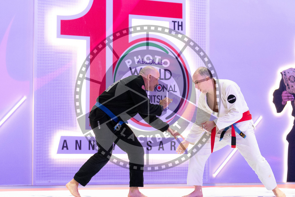 20231106PBB3205 | Fighters compete during the AJP World Master Championship in the Mubadala Arena in Abu Dhabi, Arab United Emirates, on November 6, 2023.