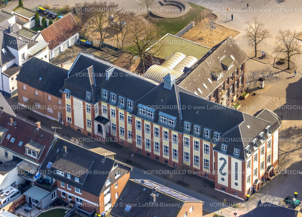 Selm260306972 | Luftbild, Grundschule Ludgerischule, Selm, Münsterland, Nordrhein-Westfalen, Deutschland