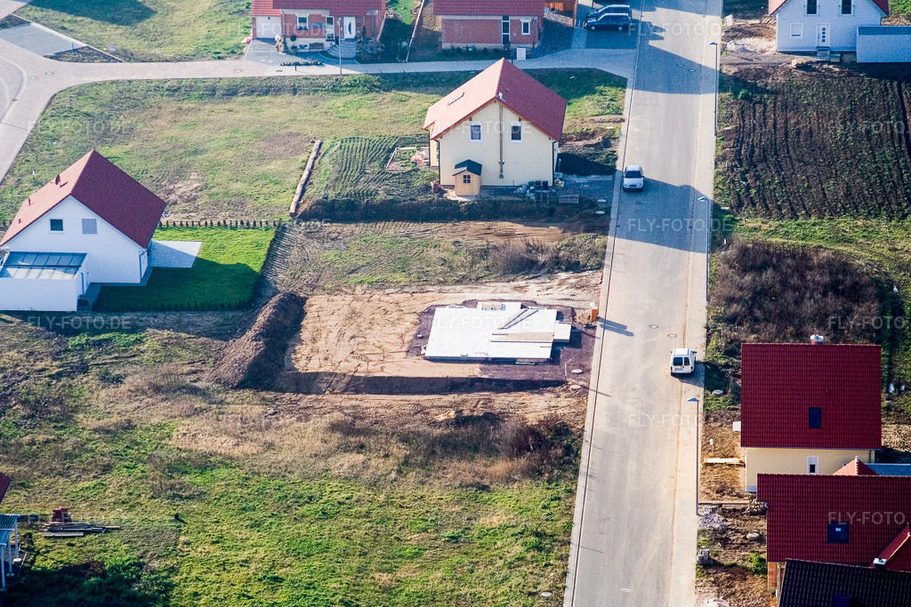Luftbild: Schaidt, Neubaugebiet NO im Ortsteil Schaidt in Wörth im Bundesland Rheinland-Pfalz in Deutschland. Foto: IMG_5099.jpg vom 29.12.2006 durch Werner Riehm/FLY-FOTO.de