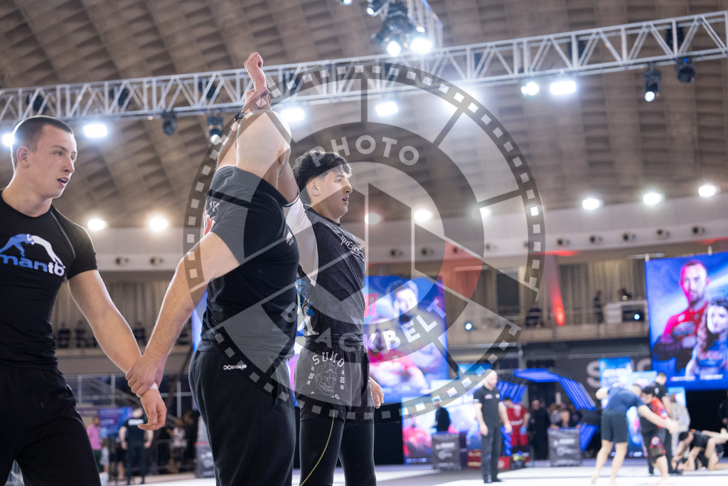 20260214PBB0355 | Fighters compete during the ADCC European Trials  competition day 1 in Belgrade, Serbia, on February 14, 2026.