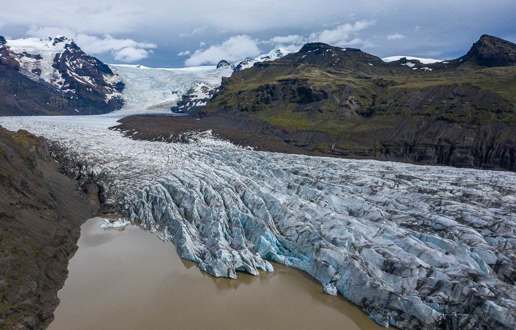 island-2020-407 | Svínafellsjökull mit Gletschesee - Realisiert mit Pictrs.com