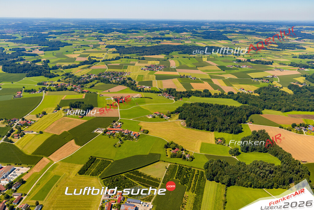 Luftaufnahme  Rettenbach  Pfaffing Das Luftbild wurde 2025 vom UL-Flugzeug heraus erstellt ( keine Drohne ) - Hochauflösende Luftaufnahme -Nicht vergleichbar mit Google Maps oder Satelittenbilder- Die Geschenkidee !Mit Lizenz und Bildrechte bestellbar