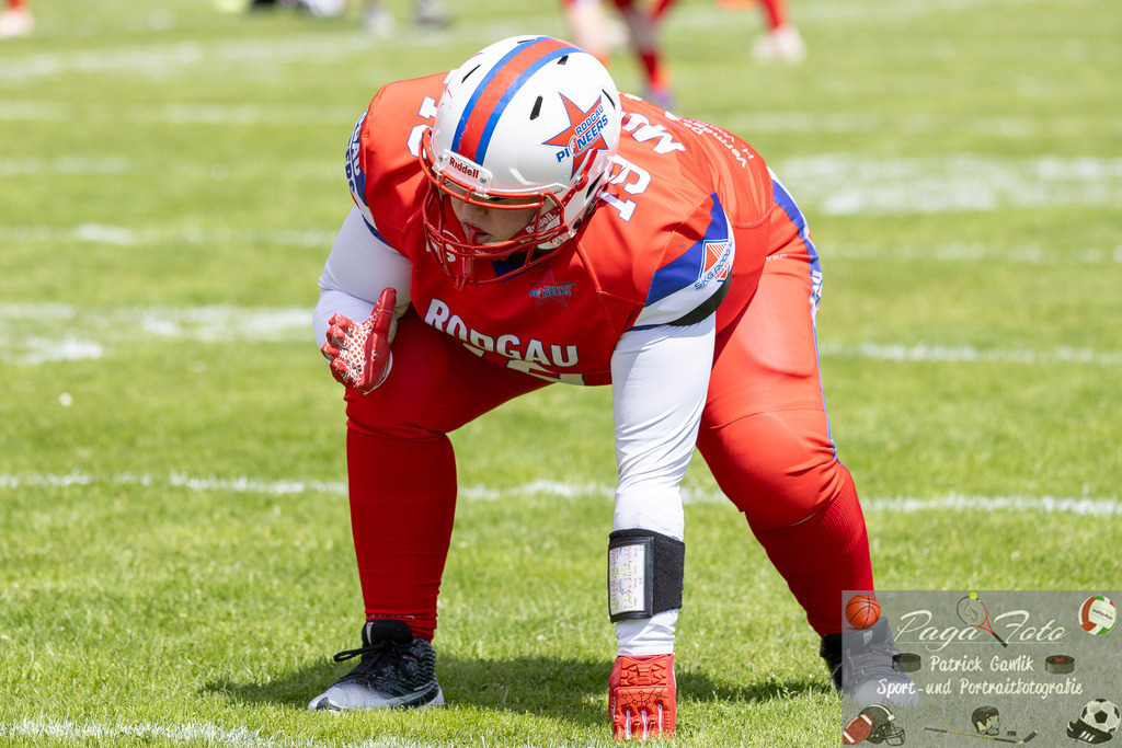 GFLW 1: German Football League Women 1: Rodgau Pioneers Ladies - Stuttgart Scorpions Sisters, 07.06.2026 | Sabrina Diana Murmann (Rodgau Pioneers Ladies #19), Freisteller, Portrait / Porträt, Rodgau Pioneers Ladies - Stuttgart Scorpions Sisters, Rodgau, Maingau-Energie-Stadion "Am Weichsee", 7.6.2026 - Realisiert mit Pictrs.com