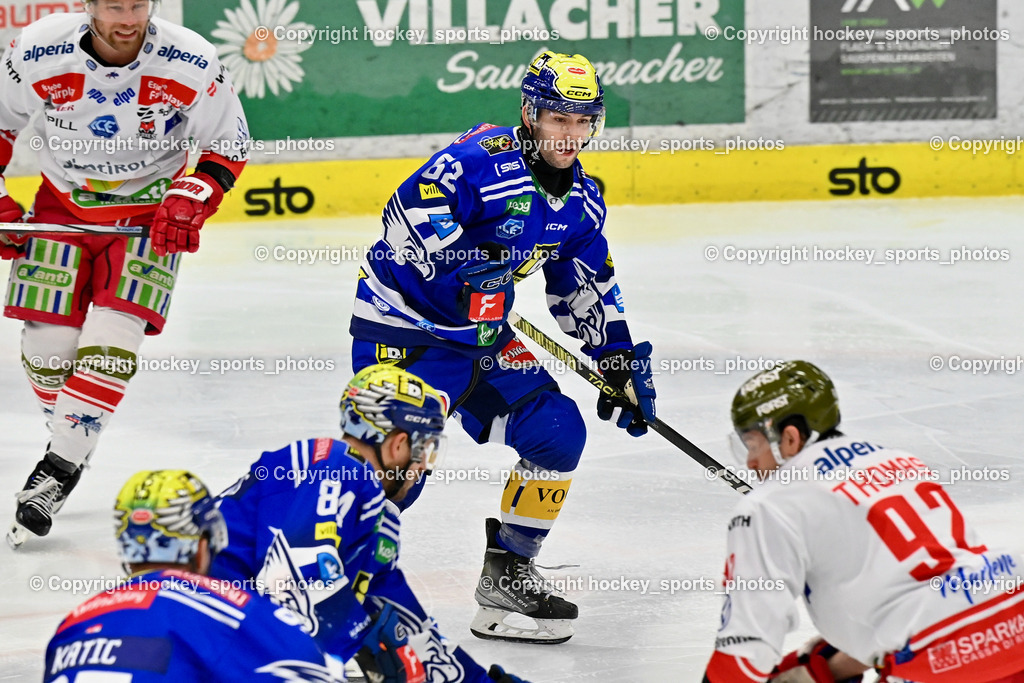 EC VSV vs. HC Bozen 16.2.2024 | #62 Tyler Steenbergen, EC VSV vs. HC Bozen 16.2.2024, EC VSV vs. HC Bozen 16.2.2024 am 16.02.2024 in Villach (Stadthalle Villach), Austria, (Photo by Bernd Stefan)