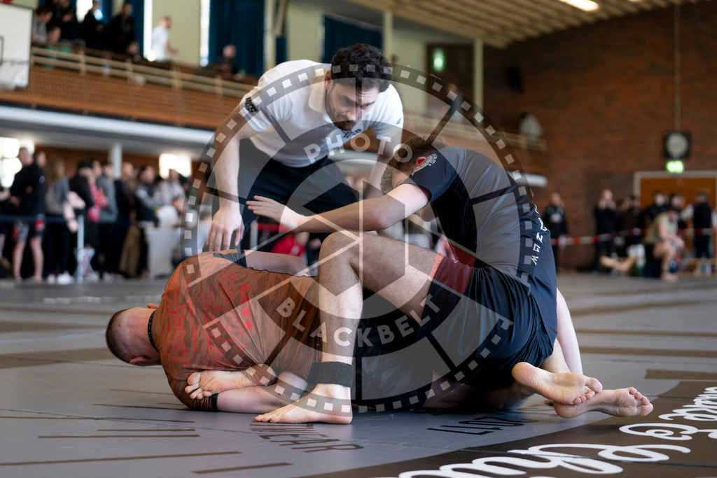 20240309PBB4202 | Fighters compete during the International Luta Livre (ILLCS) Spring Championship in Hannover, Germany, on March 9, 2024.