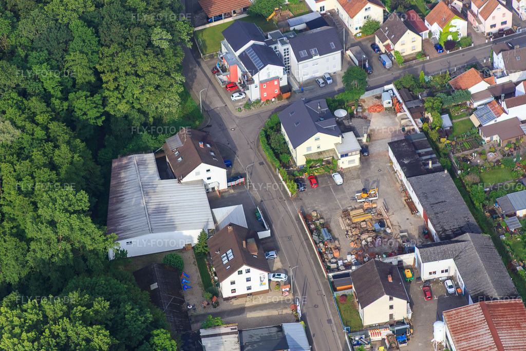 Luftbild: Frey Sondermaschinen GmbH & Co. KG in Kandel im Bundesland Rheinland-Pfalz in Deutschland. Foto: IMG_090037.jpg vom 26.06.2016 durch Werner Riehm/FLY-FOTO.dedescription - Frey Brezelschlingmaschinen und Sondermaschinen