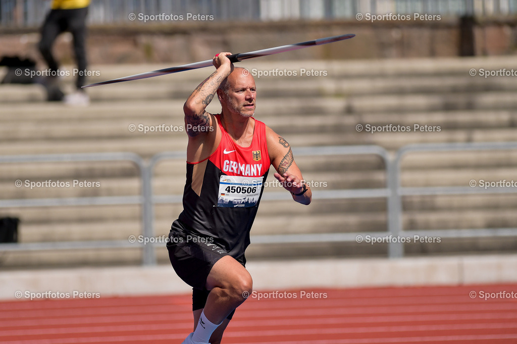 WMAC - Day 1_79 | World Masters Athletics Championship am 13.08.2024 in Gotheburg; SpeerwurfPhoto: Kai Peters - Realisiert mit Pictrs.com