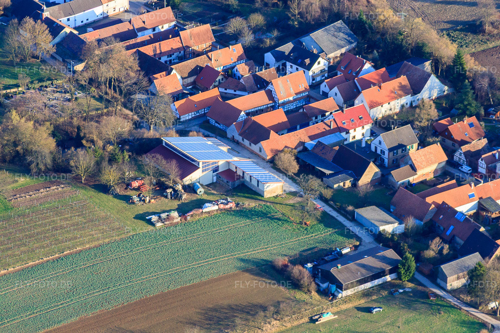 Luftbild: Weingut Nagel in Vollmersweiler im Bundesland Rheinland-Pfalz in Deutschland. Foto: IMG_37213.jpg vom 22.01.2011 durch Werner Riehm/FLY-FOTO.de