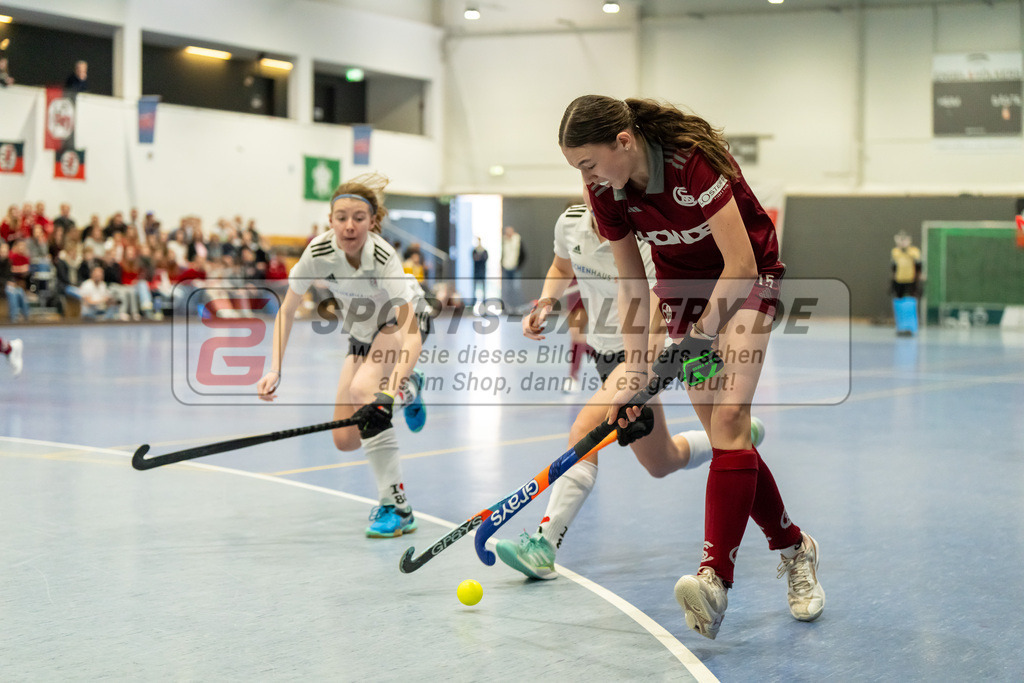 HK_20250223_102974 | Deutsche Meisterschaft wU14 Spiel um Platz 3  am 23.2.2025 Düsseldorfer HC, Düsseldorf