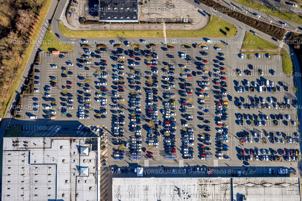 Dortmund240101772 | Luftbild, Gewerbegebiet Indupark und Parkplätze, Verkehrssituation, Oespel, Dortmund, Ruhrgebiet, Nordrhein-Westfalen, Deutschland