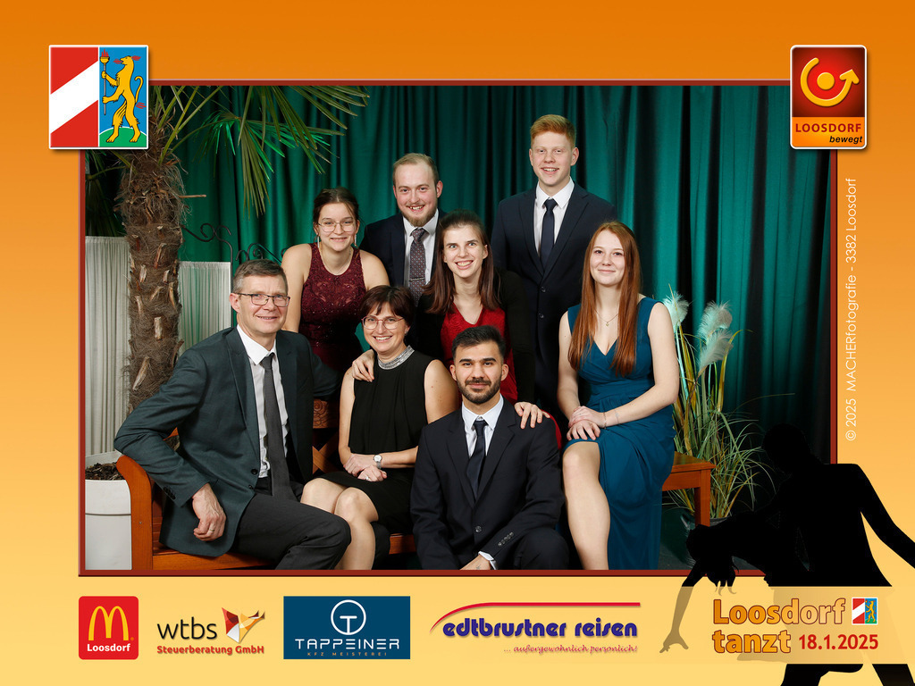 LoosdorfTanzt25_8602 | Ballfotografie - Loosdorf tanzt am 18.01.2025 in der Losensteinhalle LOOSDORF. Vielen Dank den Sponsoren:Edtbrustner Reisen /wtbs Steuerberatung /Autohaus Tappeiner/McDonalds Loosdorf