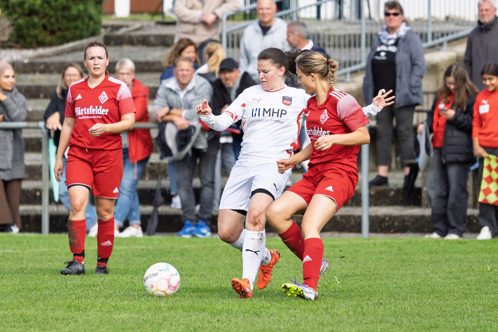 HÄRFCH_250914_8653 | FC Härtsfeld 03 vs. 1.FC Heidenheim 1846 II, Fußball, Frauen, Bezirksliga, 2025/2026, 1. Spieltag, 14.09.2025 in Dischingen(Foto: Michael Bulling) - Realisiert mit Pictrs.com