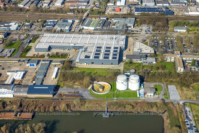 Emmerich240313037 | Luftbild, Probat SE nach Umbau Reeser Straße, im Hafen Emmerich, Parkplätze, Emmerich, Emmerich am Rhein, Nordrhein-Westfalen, Deutschland
