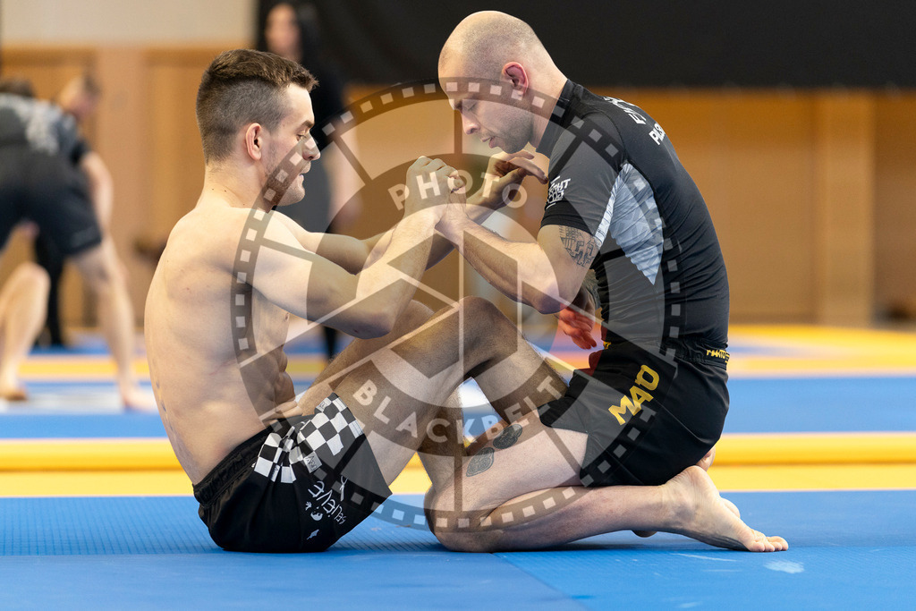 20240316PBB0326 | Athletes compete during the ADCC Eastern European Open grappling Competition in Poznan, Poland, on March 16, 2024.