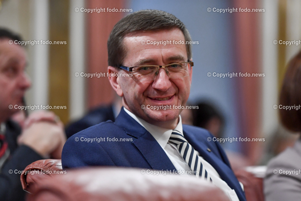 Landhaus Linz_ Promenade_ Landtagssitzung_ 26.01.2023-47 | 26.01.2023, Landhaus Linz AUT, Promenade, Landtagssitzung, im Bild LR Markus Achleitner (VP)