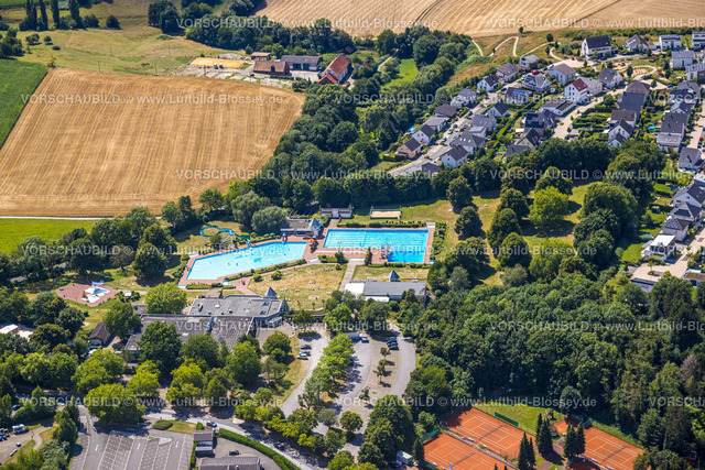 Heiligenhaus220803531 | Luftbild, HeljensBAD, Freibad, Hallenbad und Sauna, Heiligenhaus, Ruhrgebiet, Nordrhein-Westfalen, Deutschland