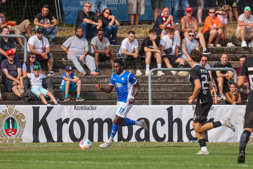 Giessen_Darmstadt (370) | 16.07.2023; Testspiel; Waldstadion Gießen; FC Gießen - SV Darmstadt 98; Ergebnis: 2:0 (0:0)