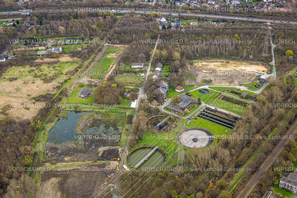 Duisburg230301360Nord | Luftbild, Emschergenossenschaft Essen Kläranlage, Aldenrade, Duisburg, Ruhrgebiet, Nordrhein-Westfalen, Deutschland