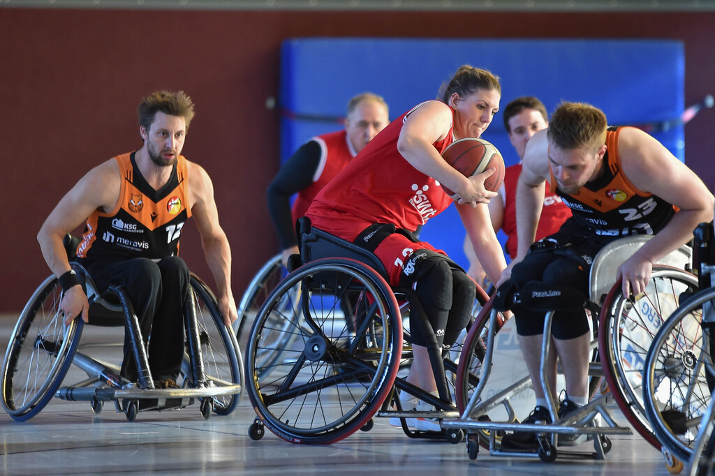 2024-10-26-0089 | RSKV Tuebingen vs. Hannover United 2, Rollstuhlbasketball, 2. Bundesliga Sued, 3. Spieltag, Saison 2024/2025, 26.10.2024, Foto: Ralph Kunze - Realisiert mit Pictrs.com