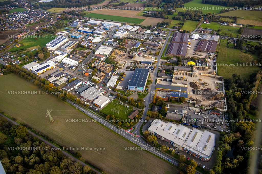 Kranenburg241014873 | Luftbild, , Gewerbegebiet Im Hammereisen, Kranenburg, Niederrhein, Nordrhein-Westfalen, Deutschland