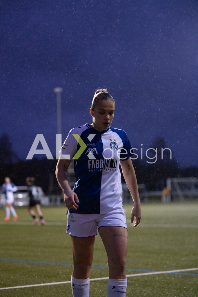 Fußball I Frauen I Saison 2025-2026 I AXA Women's Super League | Women I 14. Spieltag I Grasshoppers Club Zürich - FC Zürich I 14.02.2026 | 8 Ella Ljuština (HR) (GC Zürich) – Mittelfeld - Realisiert mit Pictrs.com