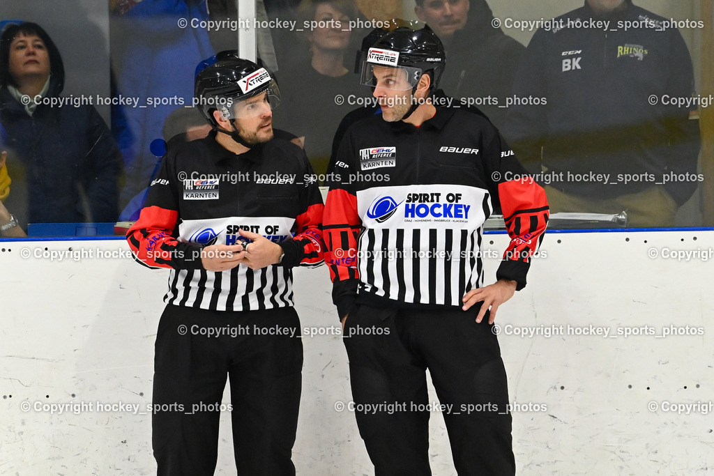 EHC Althofen vs. ESC Steindorf 27.2.2023 | Widmann Florian, Dreier Alexander, Referees