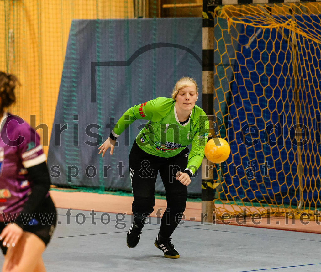 2024-02-10_070_SpVgg_Altenerding_gegen_SVA_Palzing | Erding, Deutschland, 10.02.2024:
Handball, Bezirksoberliga Frauen Altbayern 2023 / 2024, 14. Spieltag, SpVgg Altenerding gegen SVA Palzing, Endergebnis: 27:28

Torfrau Hanna Obermair (SpVgg Altenerding, #1)

Foto: Christian Riedel / fotografie-riedel.net