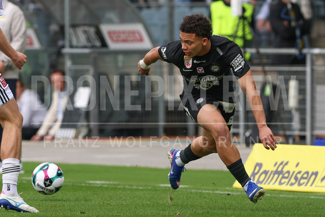 SK Puntigamer Sturm Graz vs TSV Egger Glas Hartberg – Championship Group    | Graz, Austria, 12.Apr.26 - SOCCER - ADMIRAL Bundesliga, SK Puntigamer Sturm Graz vs TSV Egger Glas Hartberg. The image shows Jacob Peter Hoedl (STU).    