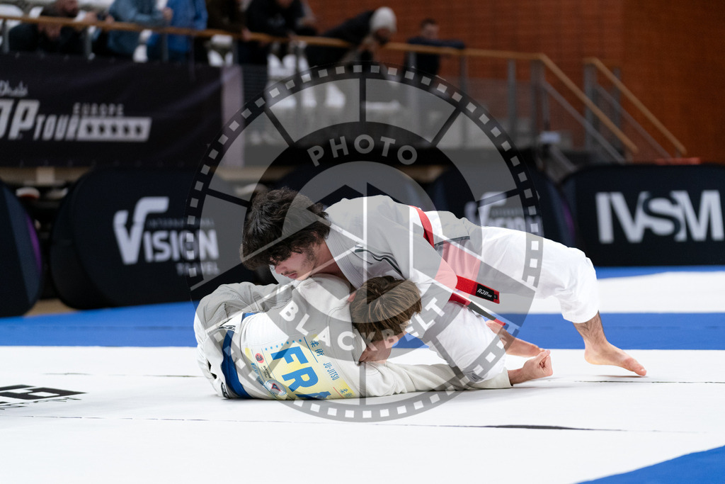 20241012PBB1029 | Athletes compete during the AJP Tour Europe Continental Jiu-Jitsu Youth Championship on October 12, 2024, in Almere near Amsterdam, Netherlands. © Chiara Dazi / photoblackbelt
