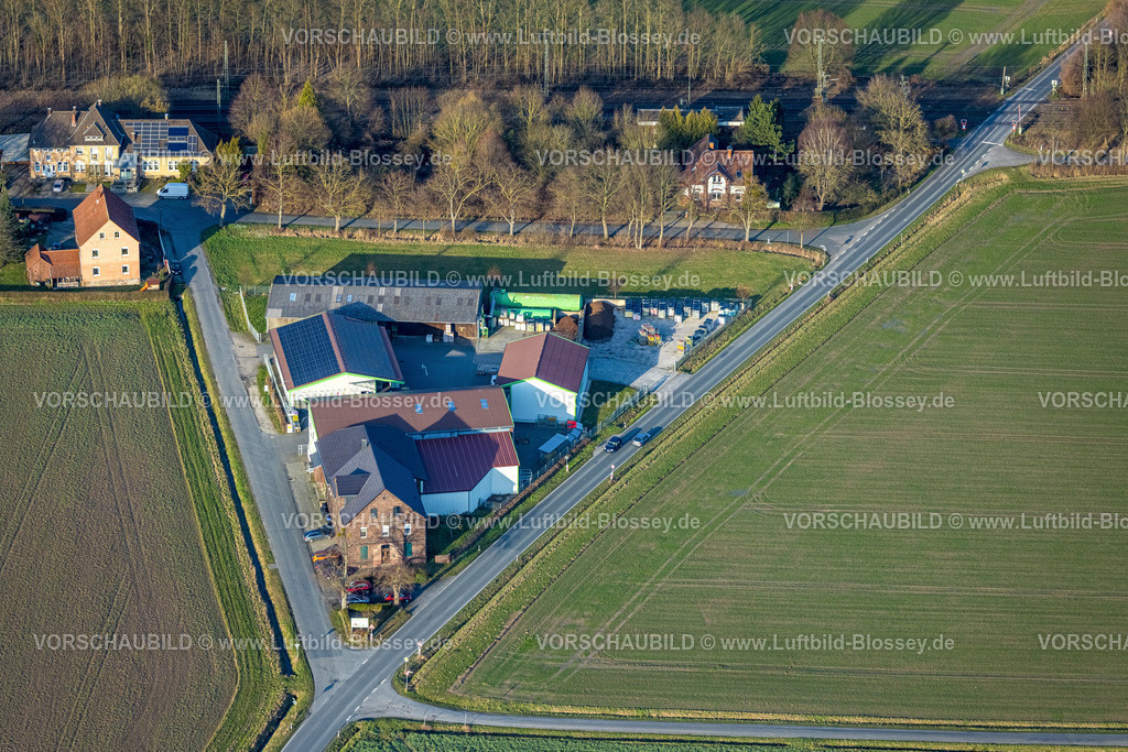 Hamm260203828 | Luftbild, Raiffeisen Vital eG Hof, Twärsweg, Stadtbezirk Rhynern, Hamm, Ruhrgebiet, Nordrhein-Westfalen, Deutschland