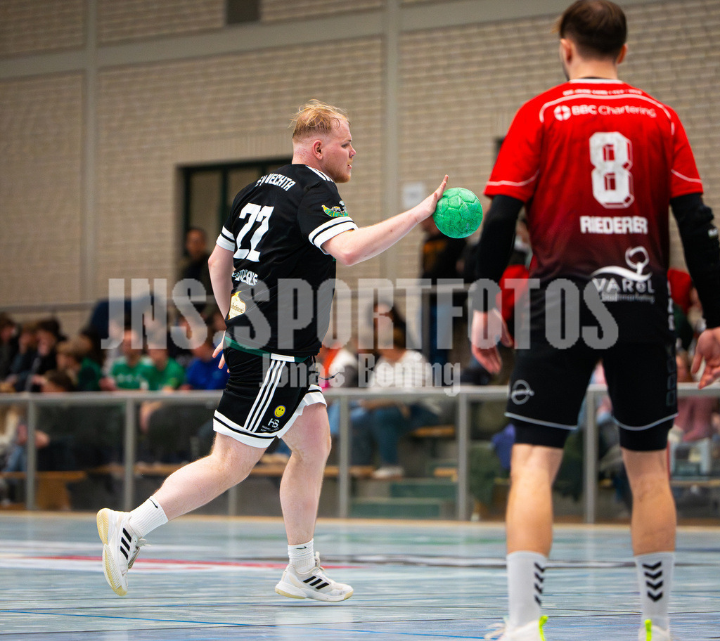Handball I Herren I Saison 2025-2026 I Verbandsliga West I 13. Runde I SFN Vechta - HSG Varel II I 7513 | Matteo Guderle (22, SFN Vechta) - Realisiert mit Pictrs.com