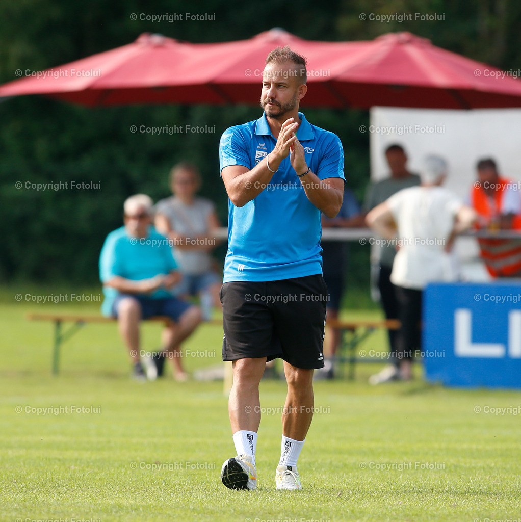 A_LUI_16082025_01 | SPORT,FUSSBALL,LT1 OOE LIGA ASKOE OEDT 1B-SPG ALGENMAX PREGARTEN 16.08.2025 IM BILD :CO_TRAINER MICHAEL WOLM (OEDT 1B) UND (PREGARTEN) FOTO :FOTOLUI