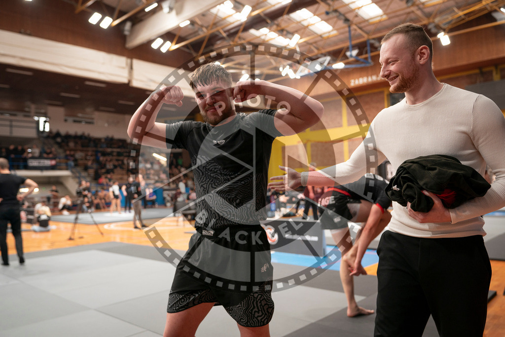 20240217PBB04208 | Fighters compete during the ADCC European, Middle Eastern and African Championship in Zagreb, Croatia, on February 17, 2024.