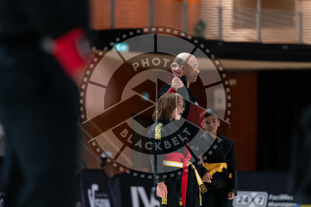 20241012PBB0407 | Athletes compete during the AJP Tour Europe Continental Jiu-Jitsu Youth Championship on October 12, 2024, in Almere near Amsterdam, Netherlands. © Chiara Dazi / photoblackbelt