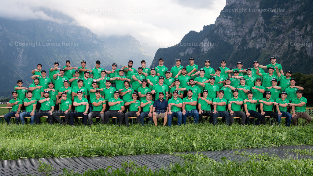 Schwingen -  ESAF Team NOSV 2025 | Mollis, 22.8.25, Schwingen - ESAF Team NOSV.Mit Sponsor sam