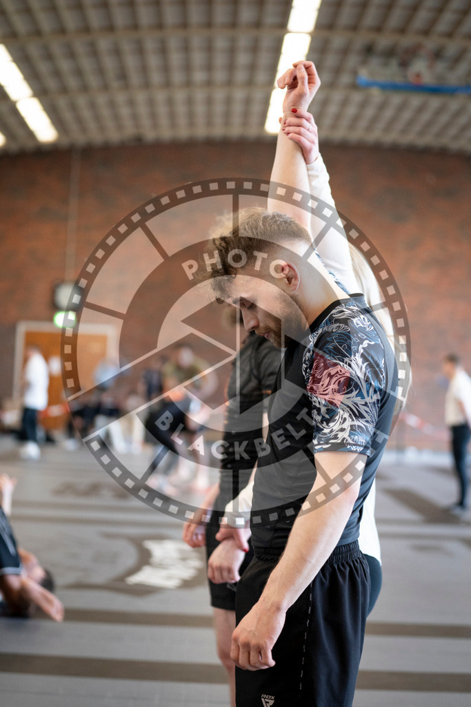 20240309PBB7380 | Fighters compete during the International Luta Livre (ILLCS) Spring Championship in Hannover, Germany, on March 9, 2024.