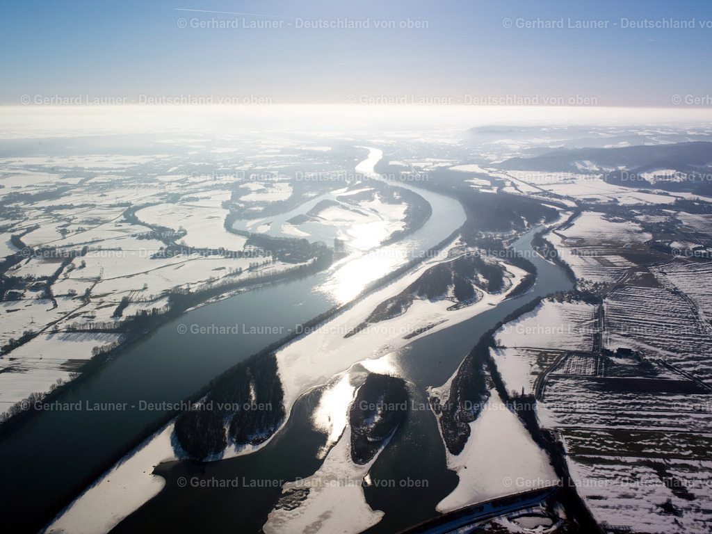 26B0213 | Inn östl. von Braunau am Inn, Winteraufnahme