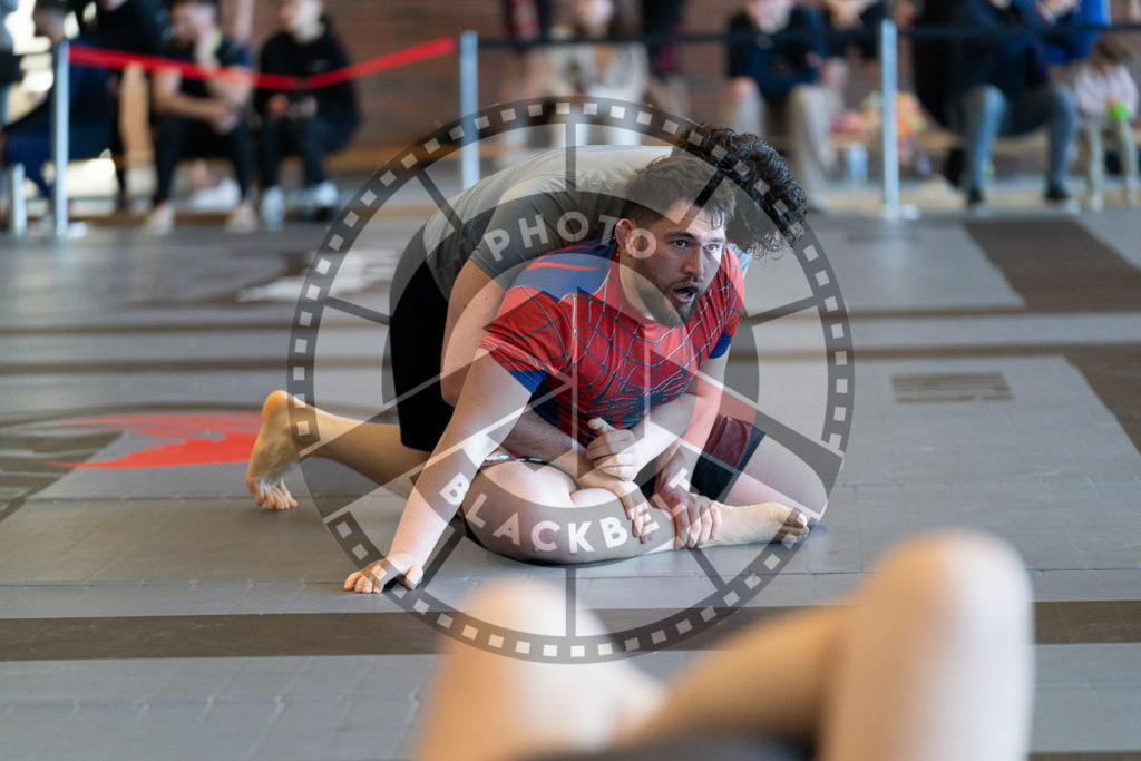 20250329PBB3467 | Fighters compete during the International Luta Livre (ILLCS) Germany IX Spring 2025 Competition spring on March 29, 2025 in Hannover, Germany.© Chiara Dazi
