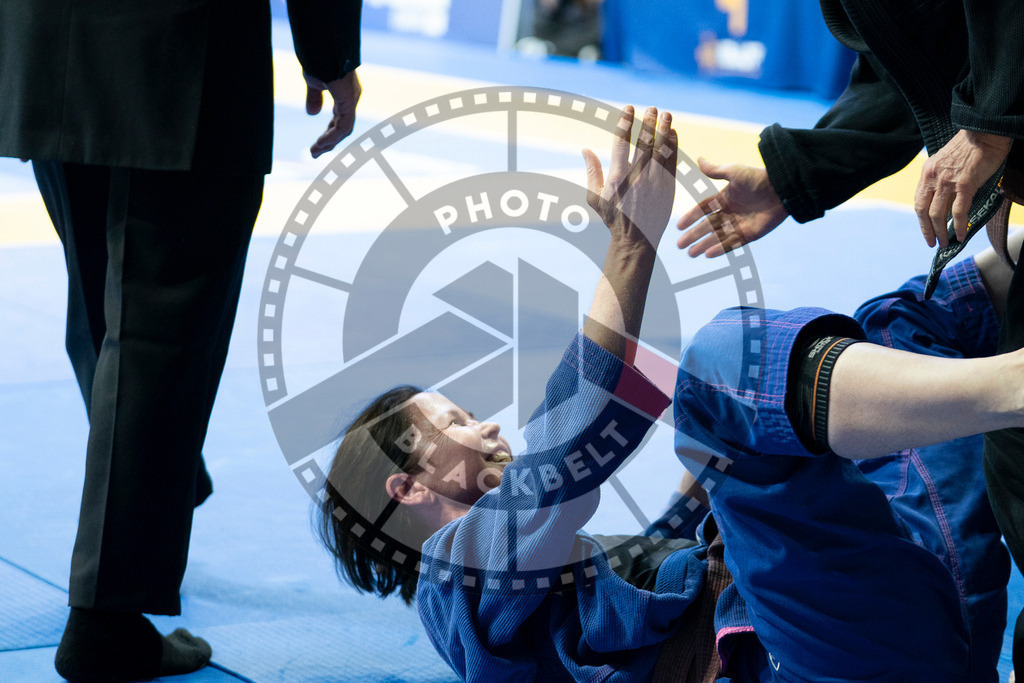 20240126PBB1525 | Fighters compete during the Brazilian Jiu-Jitsu European Championship of the IBJJF in Paris, France, on January 26, 2024.