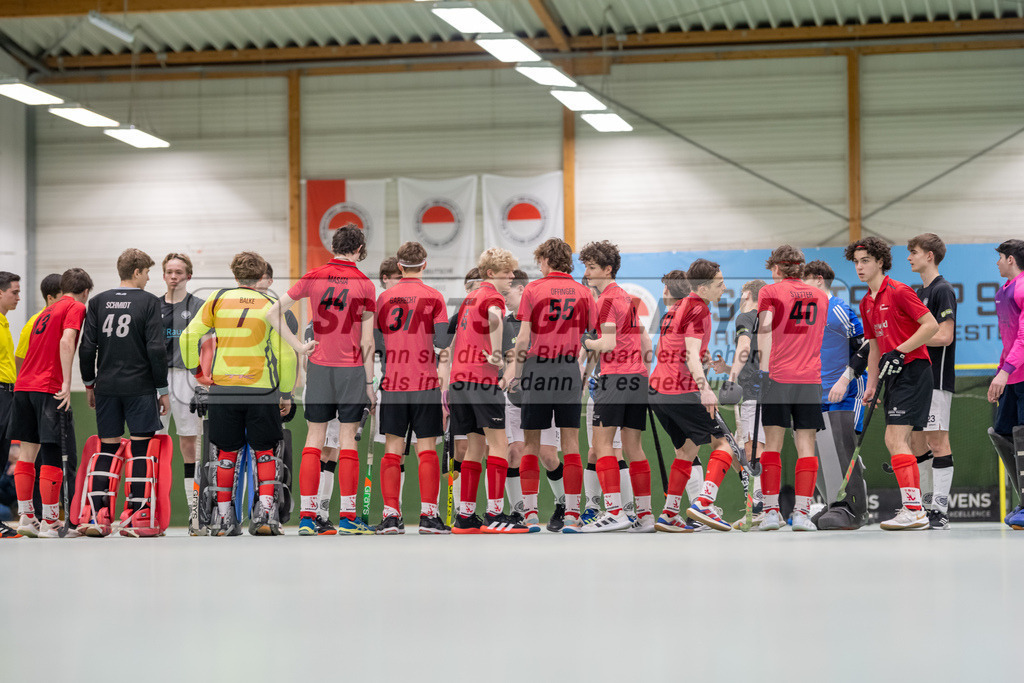 SFE_20230305_0002 | Deutsche Meisterschaft Männliche U16 Halle 2023 am 05.03.2023 in Köln (KTHC Stadion Rot-Weiss Köln Tennis and Hockey Club), Photo: Stephan Fehrmann 2022 (Sports-Gallery)