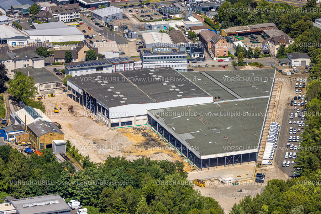 Hattingen230708251 | Luftbild, Gewerbegebiet Beul, Kreisstraße und Am Beul, Hattingen, Ruhrgebiet, Nordrhein-Westfalen, Deutschland