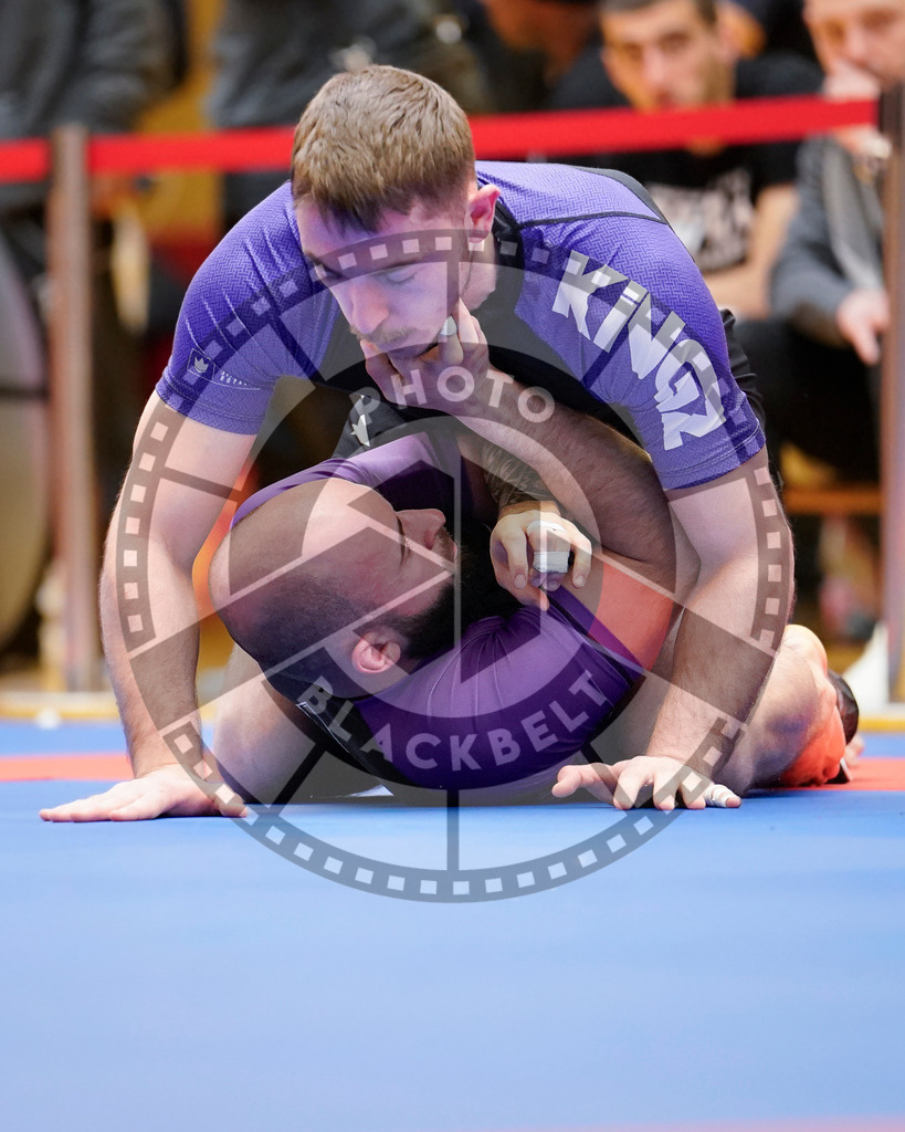 20240203PBB08725 | Fighters compete during the Brazilian Jiu-Jitsu Championship of the AJP Tour in Maintal by Frankfurt am Main, Germany, on February 2, 2024.