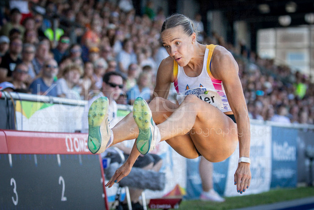 Multisport Event; Ratingen, 28.06.2026 | RATINGEN, GERMANY - JUNE 28, 2026 : Lexie Keller (USA / United States) competing in the heptathlon’s long jump during the Multisport Event at Stadion Ratingen on June 28, 2026 in Ratingen, Germany.