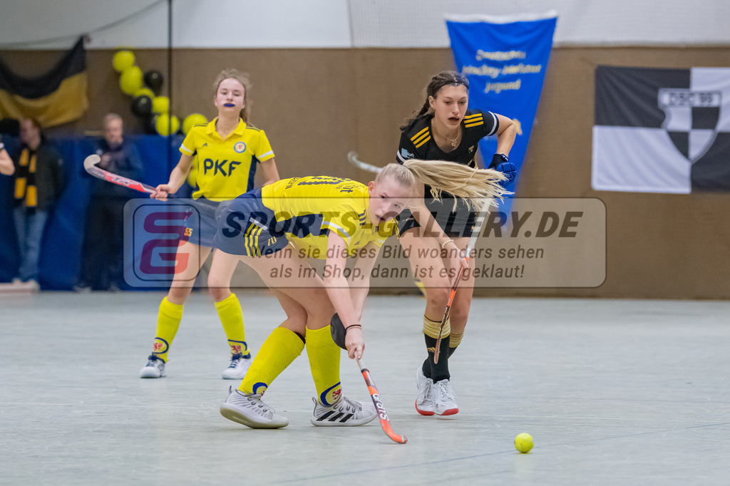 HK_20230225_104653 | Deutsche Meisterschaft WU16 Harvestehuder THC - Eintr. Braunschweig am 25.2.2023 DSC 99, Düsseldorf ,