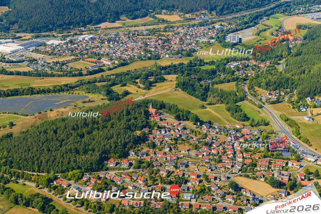 Luftaufnahme  Thonberg  Weißenbrunn Das Luftbild wurde 2025 vom UL-Flugzeug heraus erstellt ( keine Drohne ) - Hochauflösende Luftaufnahme -Nicht vergleichbar mit Google Maps oder Satelittenbilder- Die Geschenkidee !Mit Lizenz und Bildrechte bestellbar