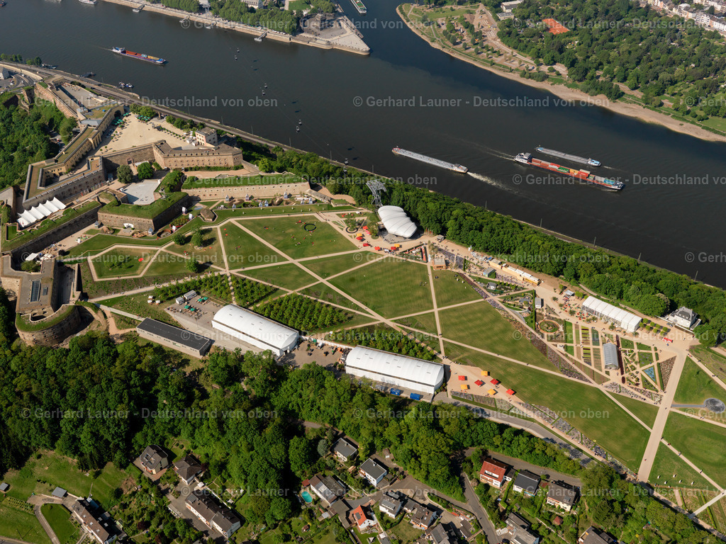 3197058 | Ausstellungsbereich auf dem Gelände der BUGA 2011 des Festungparks Ehrenbreitenstein Koblenz