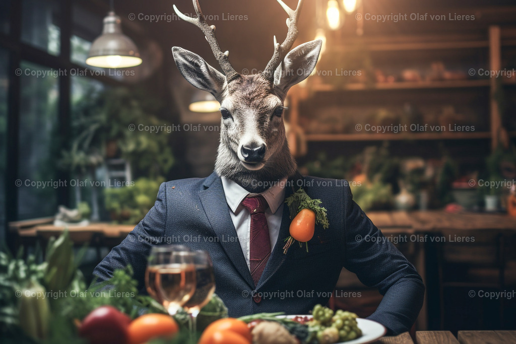 hirsch essen | Fotostudio von Lieres Wedemark - hier können Sie von uns erstellte Wandbilder direkt bestellen. Das Angebot wird laufend erweitert.